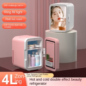 Espejo de Belleza de Doble Uso para Auto y Hogar Hoteacol, Mini Refrigerador de 12V para Abarth 124 Spider (2016-), <span class=keywords><strong>Bajo</strong></span> Ruido, Material PP -5 -3 - Product Image 2