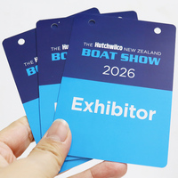 Kofei taille personnalisée entreprise employé impression numérique PVC carte d'identité en plastique pour événement VIP Pass avec lanière assortie