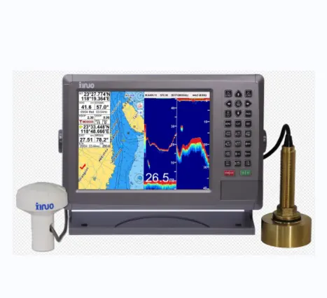Deniz elektroniği xingps GPS grafik çizici balık bulucu Combo XF-1069GF 10.4 "büyük LCD monitör ekran NMEA0183 AIS transponder