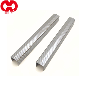 Agrafes à tête fine en acier galvanisé 20 GA, 11,6 mm, série <span class=keywords><strong>STCR</strong></span> 5019, pour agrafeuse à meubles - Product Image 1