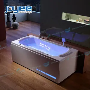 JOYEE酒店别墅项目浴缸独立式设计，带双瀑布1-2人浴室Jakuzi浴缸