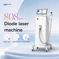 Appareil d'épilation au laser à diode 808 nm homologué CE, refroidissement par glace, 3 longueurs d'onde, garantie de 2 ans