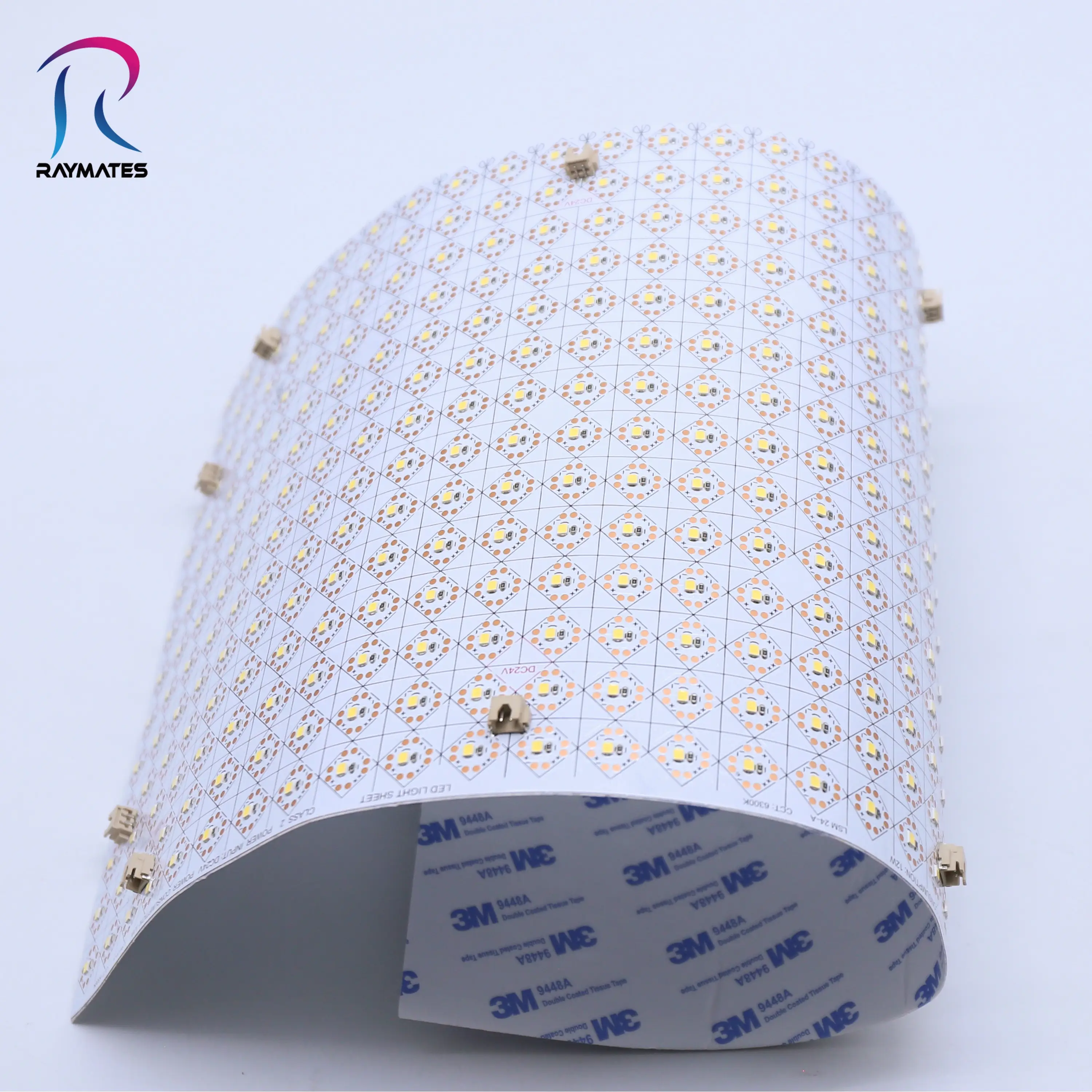 RAYMATES New Design Smart 420LEDs Backlight Flexible LED Sheet Strips 24V Mat Panel Light