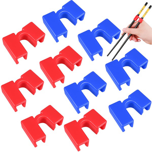 Bisagras de plástico chinas para entrenamiento de grado alimenticio, <span class=keywords><strong>palillos</strong></span> reutilizables, ayuda para niños <span class=keywords><strong>principiantes</strong></span> - Product Image 2