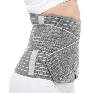 标志腹部护理弹性腹部控制腰部修身塑形恢复带包裹可调带产后腹部支撑活页夹