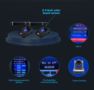 Nouvelle arrivée usine 5G WIFI Microphone de conférence salle de <span class=keywords><strong>réunion</strong></span> réseau sans fil Microphone système de conférence avec <span class=keywords><strong>hôte</strong></span> - Product Image 4