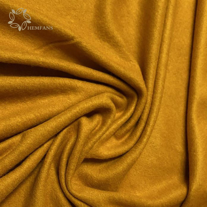 Organic Cotton Hemp Fleece, Light Denim Yard Eco-friendly Hemp Recycled PET Fabric RPET Fleece Seater Cloth