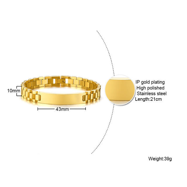 ทอง, ความกว้าง: 10 มม.