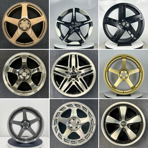 Rines <span class=keywords><strong>de</strong></span> Aleación Forjados Trurim Gold New Gunmetal Split V Spoke Concave <span class=keywords><strong>de</strong></span> 17-20 Pulgadas 5x100/5x112/5x114.3 para <span class=keywords><strong>Seat</strong></span> <span class=keywords><strong>Leon</strong></span> Ibiza CUPRA - Product Image 2