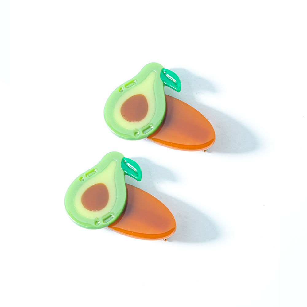 Série Fruits - Pinces Latérales Avocat (2 Cartes)