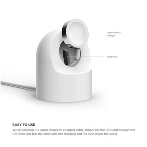 Base de Carga para <span class=keywords><strong>Apple</strong></span> <span class=keywords><strong>Watch</strong></span> en Oferta, Base de Silicona con Orificio de Carga, Diseño Simple - Product Image 5