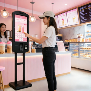 Kiosque interactif en libre-service de 27 pouces pour le dépôt d'espèces, distributeur automatique de billets, <span class=keywords><strong>paiement</strong></span> par pièces et billets à bas prix, fonction SDK - Product Image 6