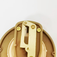 Baromètre à quartz avec design circulaire classique en plastique de 50*23 mm, instrument de prévision météo