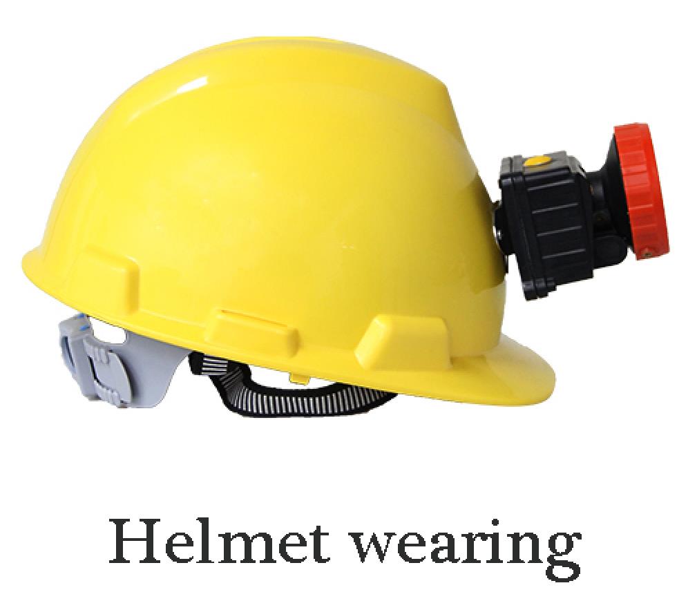 ATEX certified cordless integrated LED headlamp with SOS strobe mode