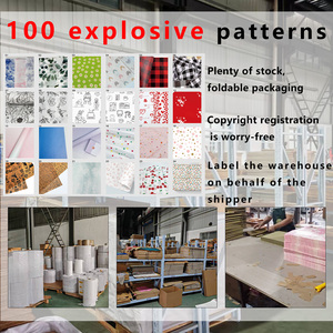 Tùy chỉnh mô gói giấy trong suốt bột giấy tráng với bạc lá vàng biểu tượng tùy chỉnh in không tráng papier cadeau personnalis - Product Image 6