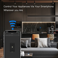 Pour Tuya Smart Zigbee Gradateur 10A Smart Touch Gradateur avec Alexa & Google Home ABS & PC Matériel Max. 240V