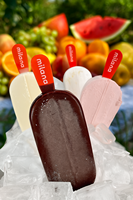 Barra de Helado de Leche con Chocolate Crujiente OEM, 70g, Bolsa, Postre Congelado con Chocolate Intenso