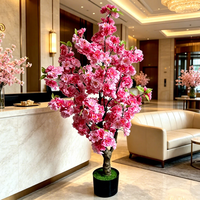 Centres de table bicolores pour mariage, faux arbre de fleurs de cerisier, fleurs artificielles, décorations d'anniversaire, arrangement floral artificiel