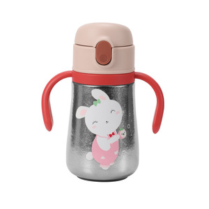 Children Insulated Water <b>Bottle</b> Pure Titanium Sippy Cup With Handles For Kids 1-2 Years Old Outdoor Sports Use - Product Image 3