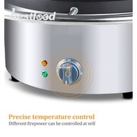 Nouvelle machine à crêpes et à gaufres électrique automatique à haute productivité, best-seller professionnel