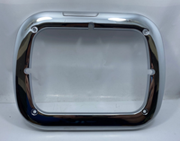 Lunette de phare 7x6 avec remplacement chromé de bande lumineuse à LED ambre de 6 "pour lumière 7X6