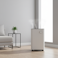 Déshumidificateur d'air domestique 20L avec écran LED, capacité de 42 pintes, fonctionnement silencieux et grand réservoir d'eau de 6L