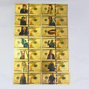 Collection de billets de banque en feuille d'or Le Seigneur des Anneaux - Cadeau original pour les fans - Product Image 1