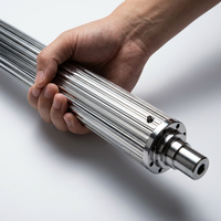 Roller Rekoter Printer 3D SLM Presisi Tinggi yang Dibuat dengan Mesin CNC, Roller Bubuk Spline Berongga untuk Sistem Sintering Laser Logam
