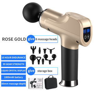 Sports Vibration Body Deep Tissue Massage Gun 99 <strong>Speed</strong> Lcd Screen Gym <strong>10</strong> Hours Working Time Sports <strong>Massager</strong> - Product Image 2