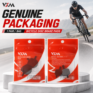 VXM Halbmetallische Scheibenbremsenbeläge mit Kupferfaser Geräuscharm Hohe Wärmeableitung Fahrrad-Bremsklötze für MTB Rennrad - Product Image 5