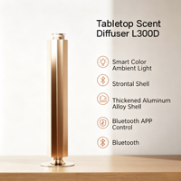 Diffuseur d'arômes intelligent de luxe sans eau, machine à huiles essentielles, recharge par batterie Type-C, lumière ambiante RGB, utilisation domestique et hôtelière