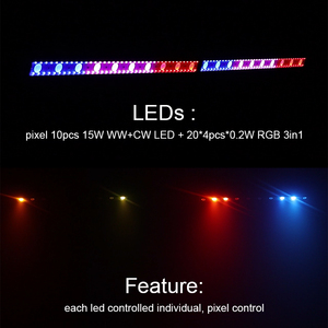 Chất lượng tốt không thấm nước LED ánh sáng sân khấu Thiết bị DJ IP 10*15 Wát Bar Ánh sáng ngoài trời câu lạc bộ đêm RGB tường rửa - Product Image 6