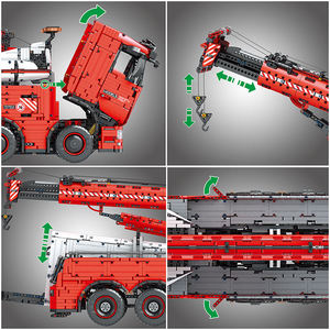 Khuôn Vua 19008 kỹ thuật Serie RC Tow Xe Tải Cẩu 10966pcs xây dựng khối mô hình kỹ thuật giáo dục đồ chơi lễ hội Quà Tặng - Product Image 3