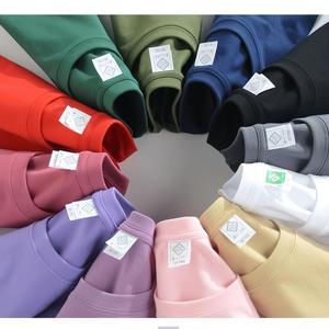 Vêtements de sport deux tons sans couture Impression de vêtement athlétique 200 g/m² <span class=keywords><strong>T</strong></span>-shirts surdimensionnés personnalisés pour hommes - Product Image 4