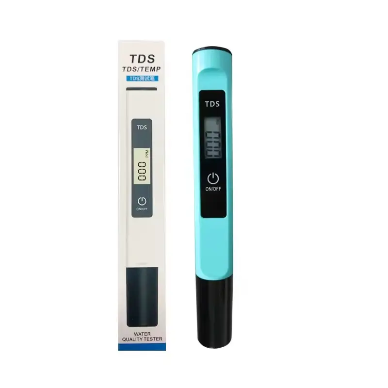 새로운 디지털 수질 테스터 펜 타입 TDS 미터 0-9990 PPM 범위 원 버튼 작동 PH 미터 장르