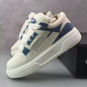 Chaussures de marche de luxe pour hommes, nouvelle collection 2026, en cuir noir et blanc, chaussures décontractées en caoutchouc, chaussures de sport de créateur pour hommes - Product Image 3