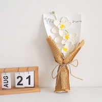 BH Handgewebte Baumwoll-Blatt Künstliche Blumensträuße Umweltfreundliche Exquisite Verpackung Heimdekoration Festtagsgeschenke Chinesisches Neujahr