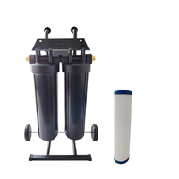 Chariot de rinçage mobile portable pour l'entretien automobile avec purificateur d'eau et cartouche de résine – Équipement de nettoyage et de detailing