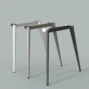 Gambe per mobili industriali in metallo gambe per tavolo Vintage in ferro da ufficio gambe per tavolino in acciaio