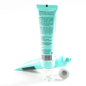 Personalizzazione professionale spremere tubo cosmetico in alluminio pieghevole tubo di plastica