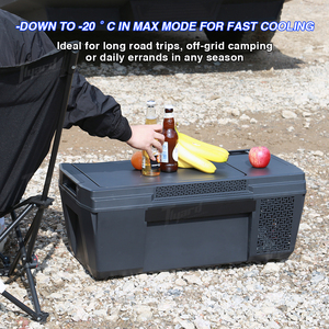 Portable <b>Car</b> Freezer for Cybertruck Trunk 26 Quart Electric Camping Cooler with Bluetooth AppQuick Cooling <b>Fridge</b> for Road Trips - Product Image 4