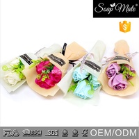 Set Hadiah Hari Valentine, Karangan Sabun Mawar Banyak Warna, Dekorasi Wangi Cuci Tangan Buatan Tangan, Set Hadiah Hari Ibu