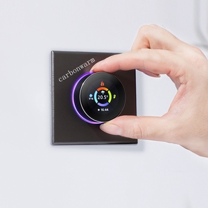 Thermostat intelligent Tuya BHT-7000 au design moderne avec Wi-Fi et Google <span class=keywords><strong>Nest</strong></span> pour ventilo-convecteur, idéal pour les systèmes de chauffage au sol dans les hôtels - Product Image 3