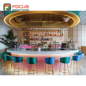 Premium Cafe Service Counter Tempered Glass Front Coffee Bag Display Area Storefront Service Counter - Product Image 1