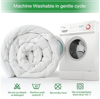 Couette en microfibre super douce, garnissage en fibres de polyester solides, vente en gros
