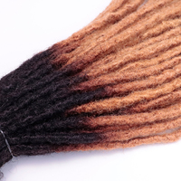 Colore Ombre tonalità naturale interlocchi all'ingrosso dreadlocks uomo capelli umani