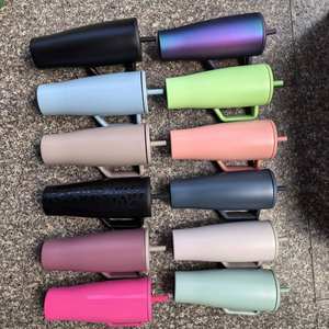 DD3734 Tazza da Viaggio Isolata in Acciaio Inox da 40oz, <span class=keywords><strong>Thermos</strong></span> Sottovuoto 100% Antigoccia con Manico <span class=keywords><strong>per</strong></span> Caffè Caldo e Freddo - Product Image 6