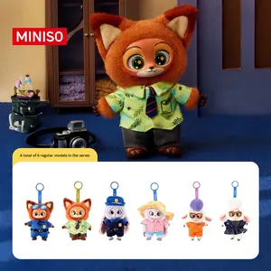 Periféricos Oficiales de Zootopia - Muñecos de <span class=keywords><strong>Judy</strong></span> <span class=keywords><strong>Hopps</strong></span>/Nick Wilde, Colgantes, Cajas Sorpresa de Peluche y Adornos, Lindos Coleccionables de Dibujos Animados - Product Image 1