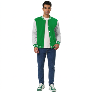 Custom Logo Polyester/Cotton Chenille Embroidery Baseball 2026 Wholesale <b>Men's</b> Winter Breathable Custom Baseball <b>Jacket</b> - Product Image 1