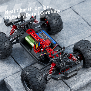 Xe ô tô đồ chơi mô hình không chổi than cho trẻ em tỷ lệ 1/16, xe điều khiển từ xa tốc độ cao 100km, tốc độ tối đa 50km/h, xe điều khiển từ xa hạng nghiệp dư 4x4, xe điều khiển từ xa HW8810 - Product Image 3